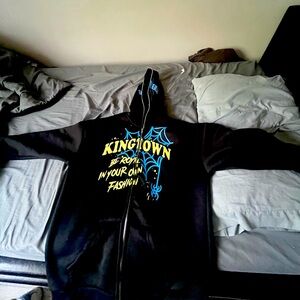 black y2k hoodie